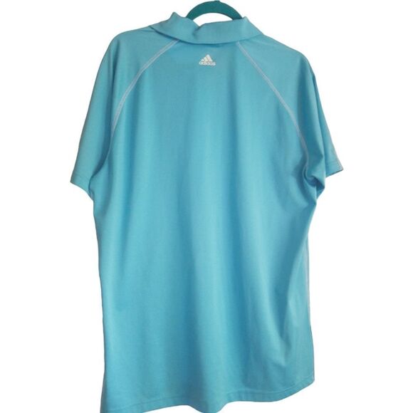 Adidas Adizero Golf Shirt Blue Size Large - Picture 3 of 7